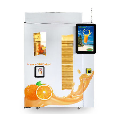 Máquina expendedora fresca automatizada inteligente del zumo de naranja con tamaño del Lcd de 20 pulgadas